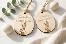 Load image into Gallery viewer, First Easter/Basket Rabbit Personalised Tag