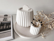 Load image into Gallery viewer, Fragrance Ribbed Ceramic Soy Candle