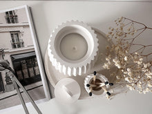Load image into Gallery viewer, Fragrance Ribbed Ceramic Soy Candle