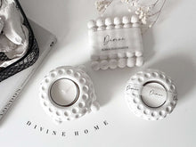 Load image into Gallery viewer, Ceramic Bobble Tea Light/Tray Set