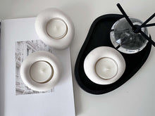 Load image into Gallery viewer, Pietra Ceramic Pebble Tea Light Holder Set