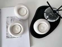 Load image into Gallery viewer, Pietra Ceramic Pebble Tea Light Holder Set