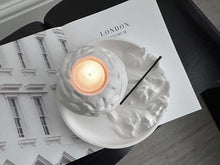 Load image into Gallery viewer, Vetta Fiorentina Ceramic Decorative Tray/Dish With Tea Light Holder