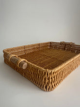 Load image into Gallery viewer, Rattan Tray