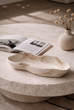 Load image into Gallery viewer, Amélié Beige Marbled Wave Dish/Bowl