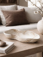 Load image into Gallery viewer, Amélié Beige Marbled Wave Dish/Bowl