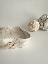 Load image into Gallery viewer, Amélié Beige Marbled Wave Dish/Bowl