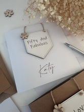 Load image into Gallery viewer, Personalised Detachable Flag Card