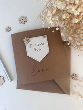 Load image into Gallery viewer, Personalised Detachable Flag Card