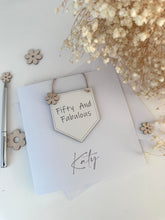 Load image into Gallery viewer, Personalised Detachable Flag Card