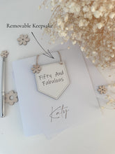 Load image into Gallery viewer, Personalised Detachable Flag Card