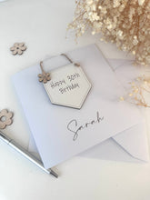 Load image into Gallery viewer, Personalised Detachable Flag Card