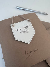 Load image into Gallery viewer, Personalised Detachable Flag Card