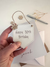 Load image into Gallery viewer, Personalised Detachable Flag Card