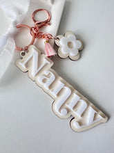 Load image into Gallery viewer, Personalised Name Keyring/Handbag Charm