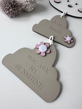 Load image into Gallery viewer, Personalised Bunny Wall Hanging