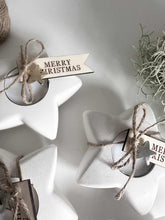 Load image into Gallery viewer, Set Of Two Christmas Star Tea Lights