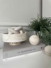 Load image into Gallery viewer, Martinique Marbled Pedestal Bowl