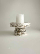 Load image into Gallery viewer, Monenegro Decorative Pedestal Tray Black/Beige