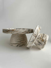 Load image into Gallery viewer, Monenegro Decorative Pedestal Tray Black/Beige