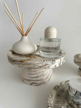 Load image into Gallery viewer, Monenegro Decorative Pedestal Tray Black/Beige