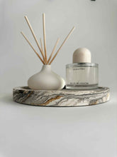 Load image into Gallery viewer, Monenegro Decorative Pedestal Tray Black/Beige