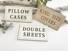 Load image into Gallery viewer, Large Wooden Personalised Laundry Labels