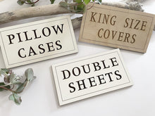 Load image into Gallery viewer, Large Wooden Personalised Laundry Labels