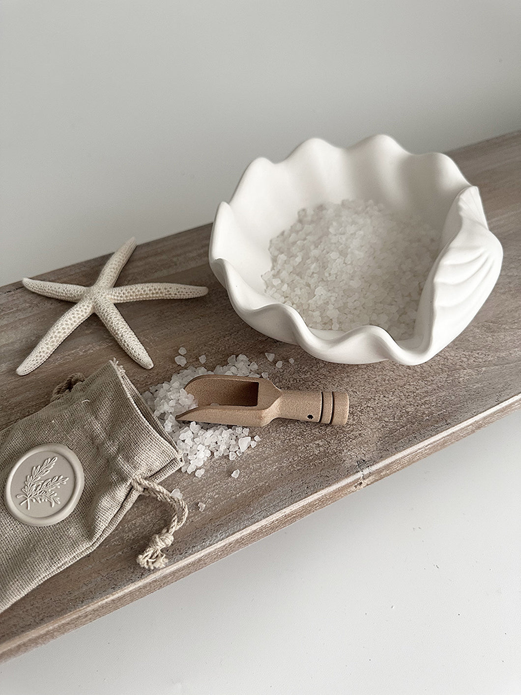 Scallop Ceramic Sea Shell