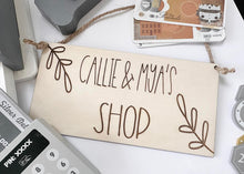 Load image into Gallery viewer, Children's Toy Shop Sign

