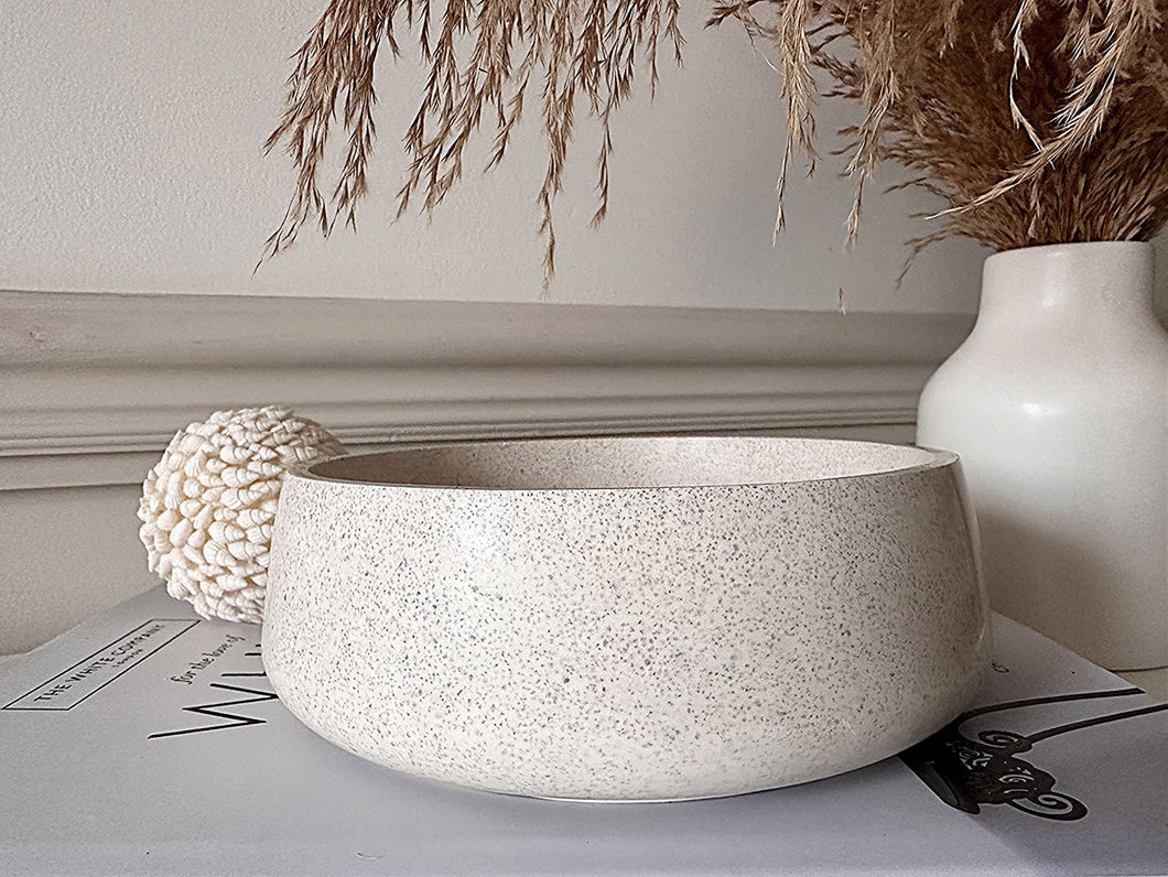 Decorative Flecked/Stone Bowl
