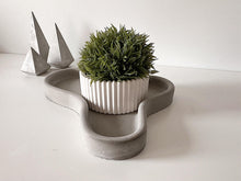 Load image into Gallery viewer, Concrete Display Tray And Pot Set
