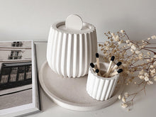 Load image into Gallery viewer, Fragrance Ribbed Ceramic Soy Candle
