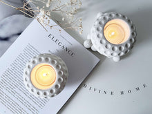 Load image into Gallery viewer, Ceramic Bobble Tea Light/Tray Set
