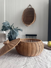 Load image into Gallery viewer, Large Wicker Storage Basket
