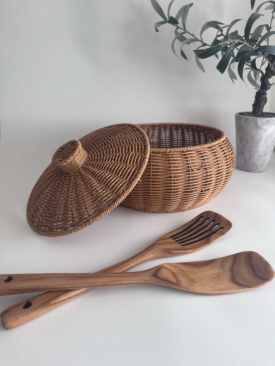 Large Wicker Storage Basket