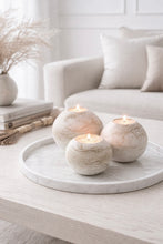 Load image into Gallery viewer, Verona Marble Tea Light Candle Holders
