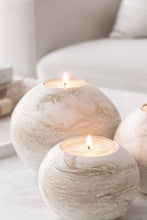 Load image into Gallery viewer, Verona Marble Tea Light Candle Holders
