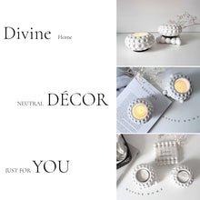 Load image into Gallery viewer, Ceramic Bobble Tea Light/Tray Set

