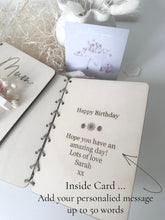 Load image into Gallery viewer, Personalised Floral Card
