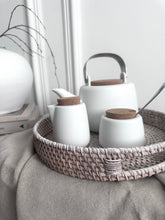 Load image into Gallery viewer, Rattan Serving Tray
