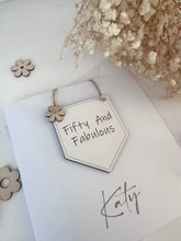 Load image into Gallery viewer, Personalised Detachable Flag Card
