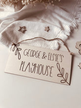 Load image into Gallery viewer, Personalised Playhouse Sign
