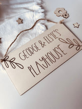 Load image into Gallery viewer, Personalised Playhouse Sign
