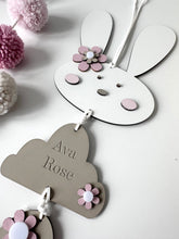 Load image into Gallery viewer, Personalised Bunny Wall Hanging
