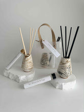 Load image into Gallery viewer, Ceramic Reed Diffuser Set – Sea Minerals &amp; Sage
