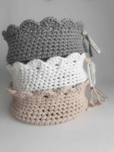 Load image into Gallery viewer, Scalloped Storage Baskets
