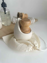 Load image into Gallery viewer, Wooden Brush &amp; Ceramic Holder
