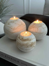 Load image into Gallery viewer, Verona Marble Tea Light Candle Holders
