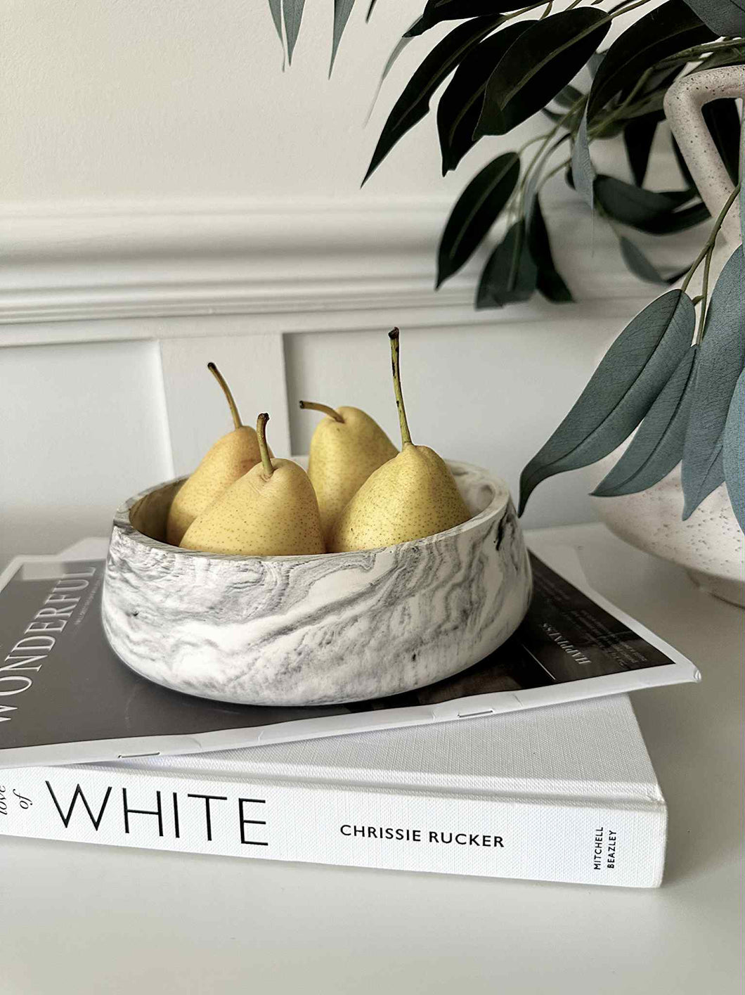 Josephine Black Marled Bowl